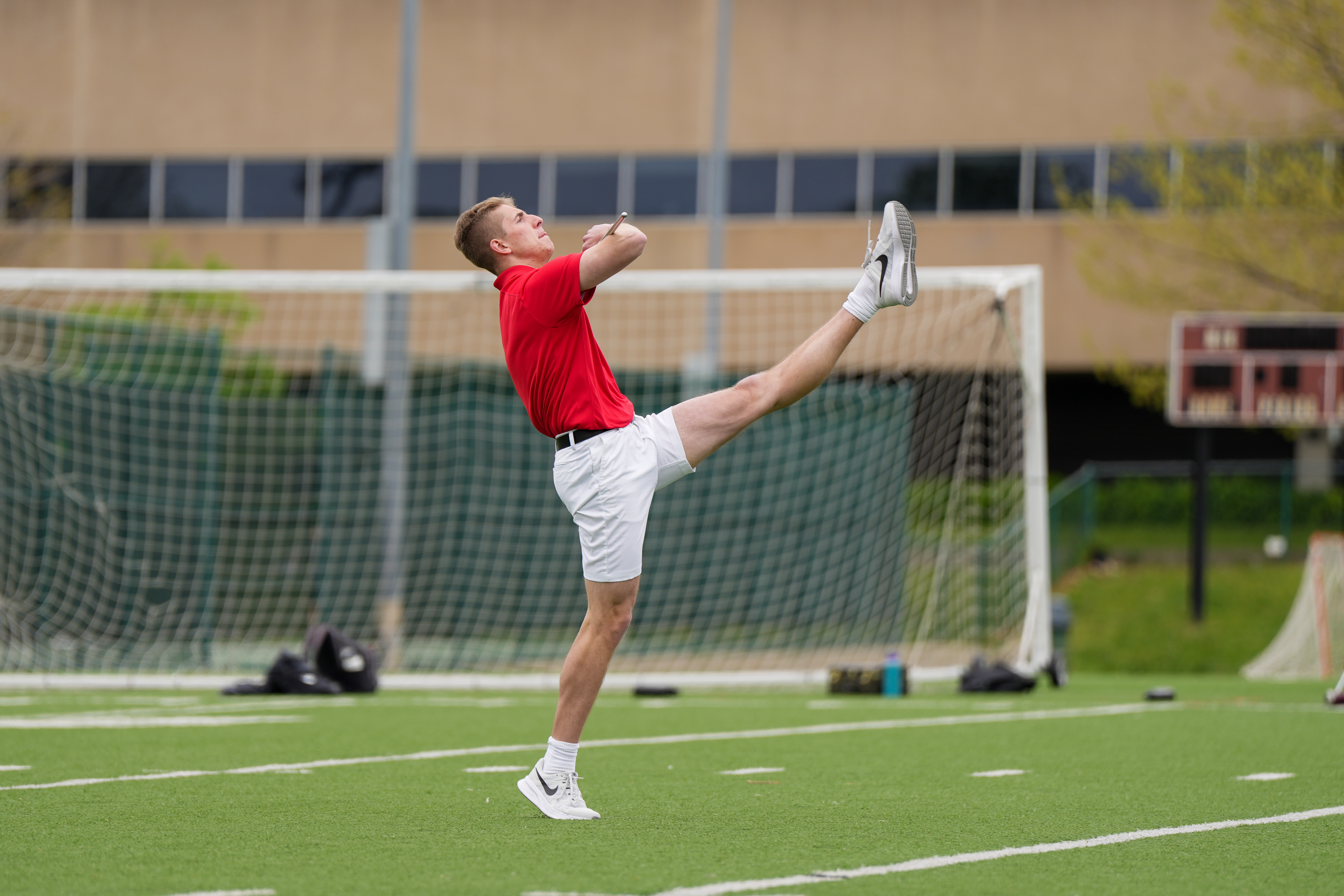 Ben Fox strutting during ramp