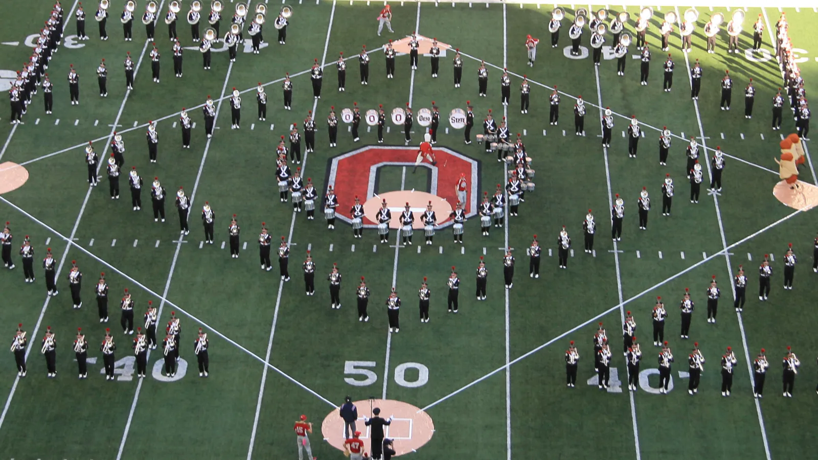 Americas Pastime halftime show at Ohio State-Indiana game