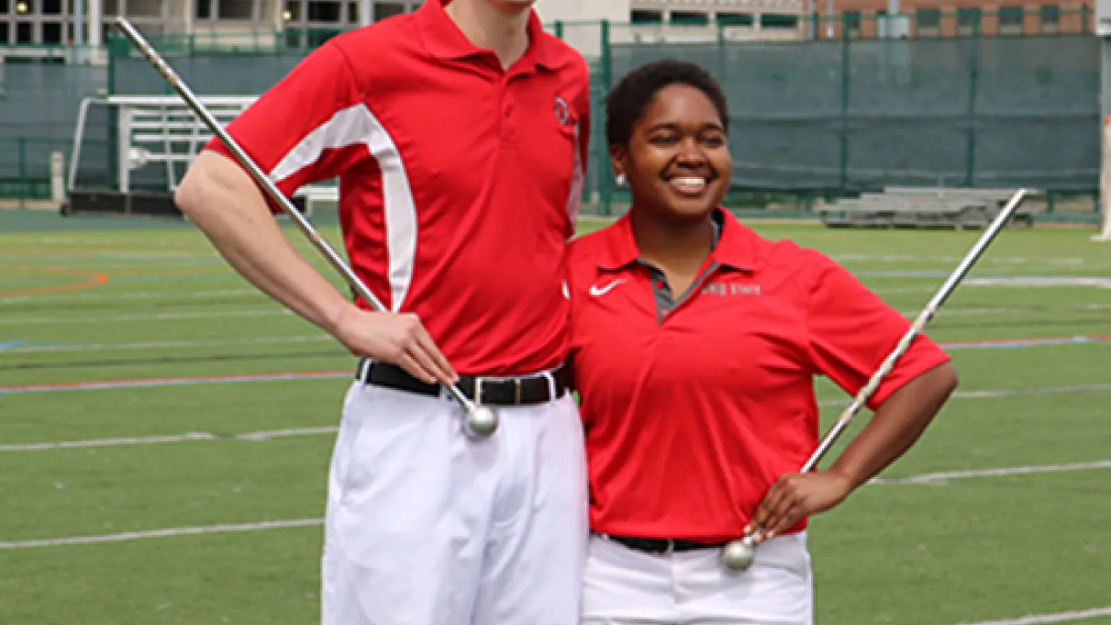 photo of 2018 drum majors