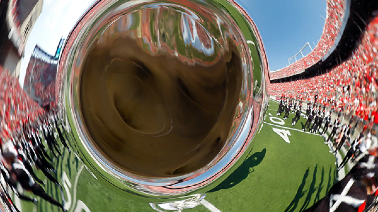 Bell of a sousaphone