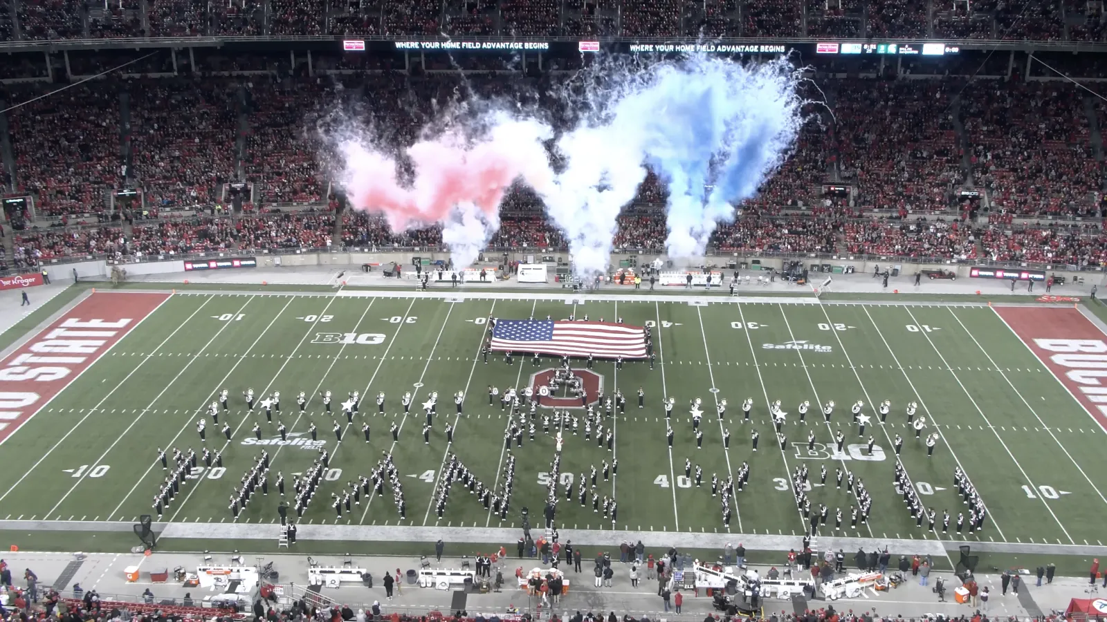 "Thank You" with fireworks