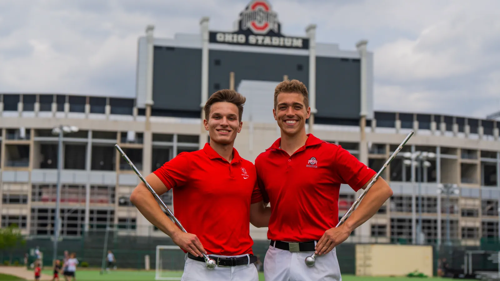 Clayton and Josh in front of Ohio Stadium