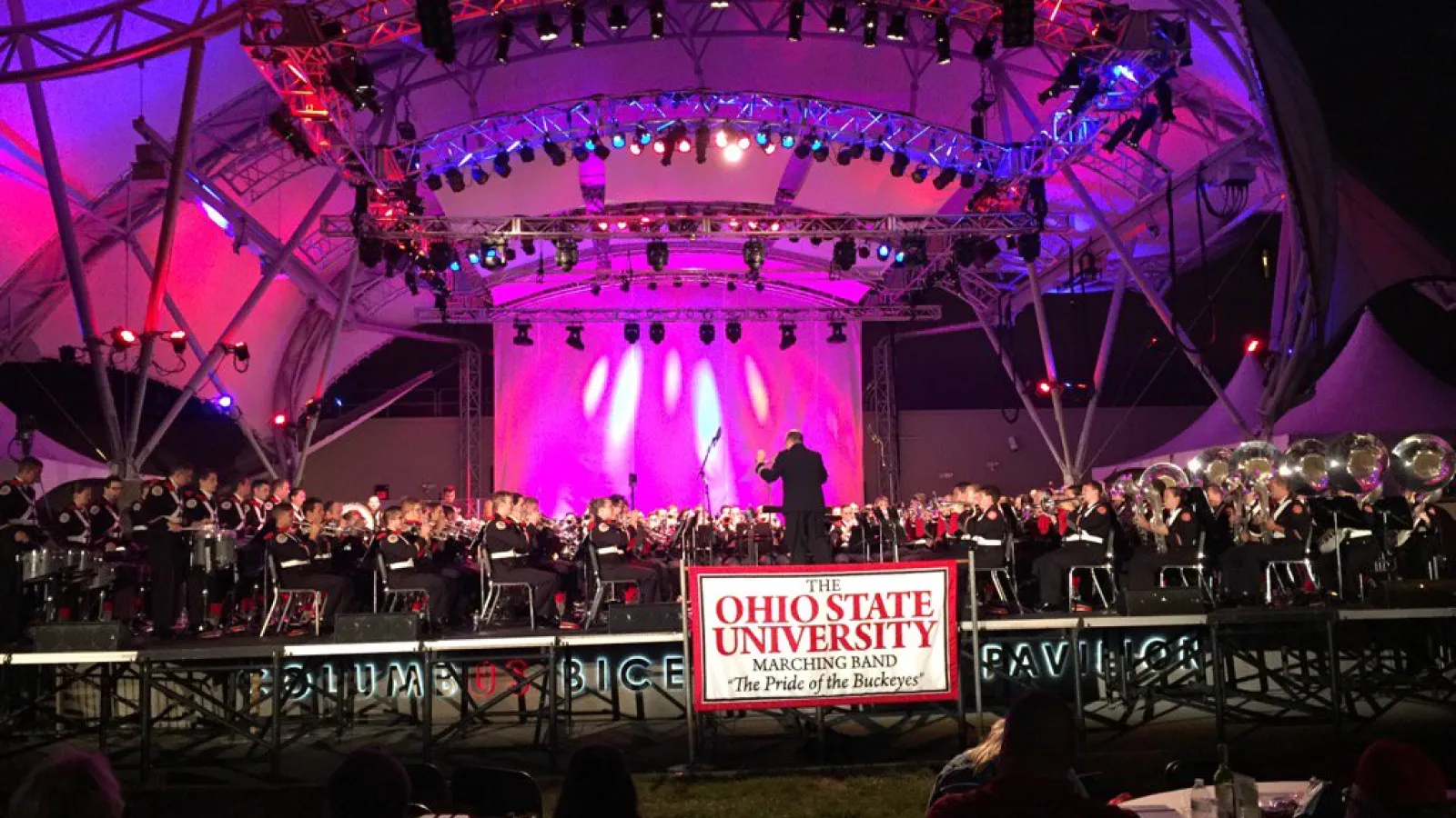 OSUMB playing with the Columbus Symphony Orchestra