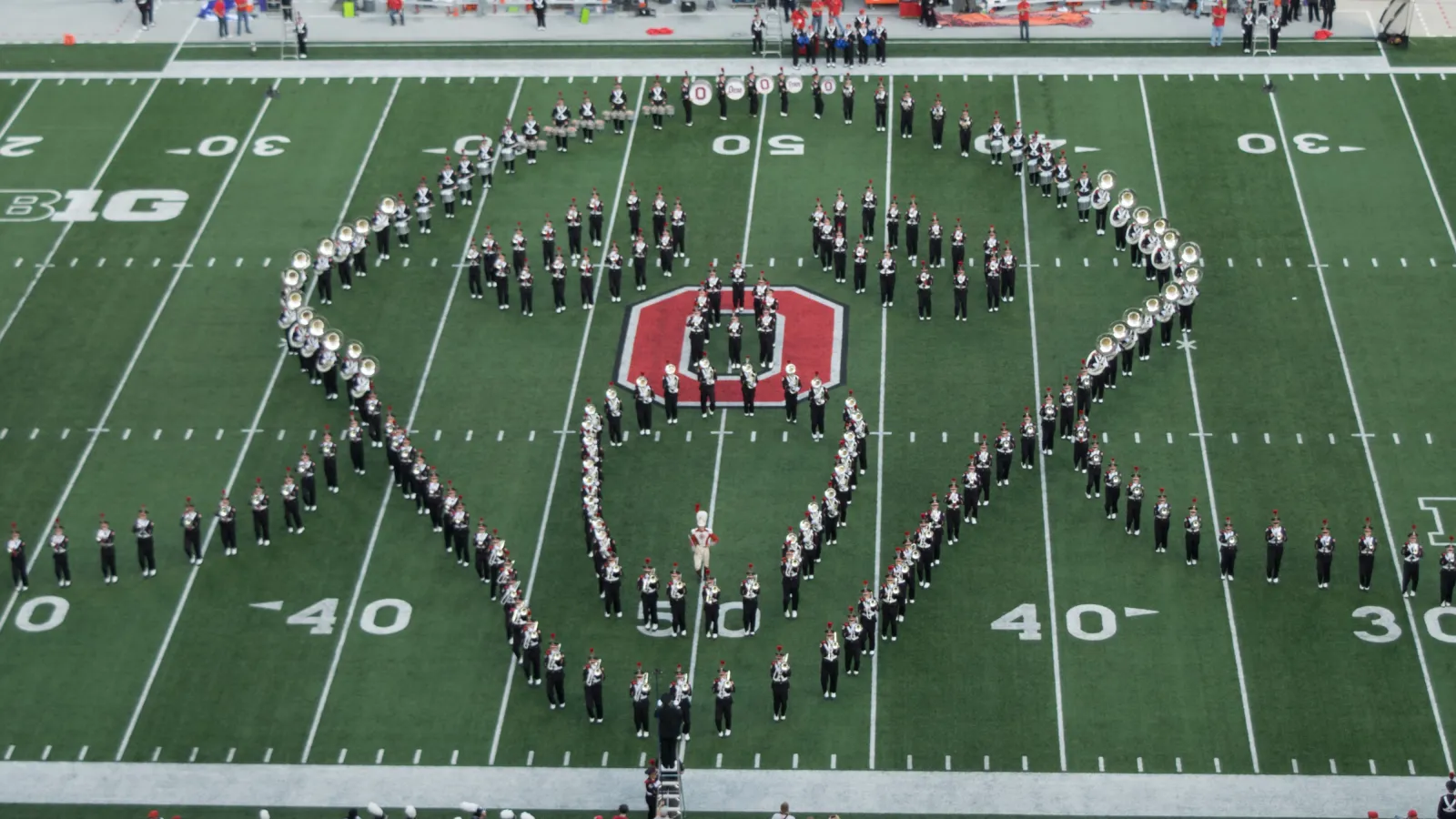 Ohio State Marching Band performing "Halftime Horrors" Show
