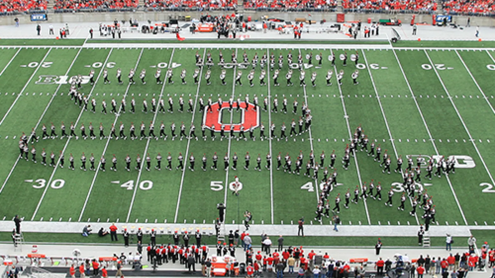 Photo from Buckeyes on Broadway halftime show