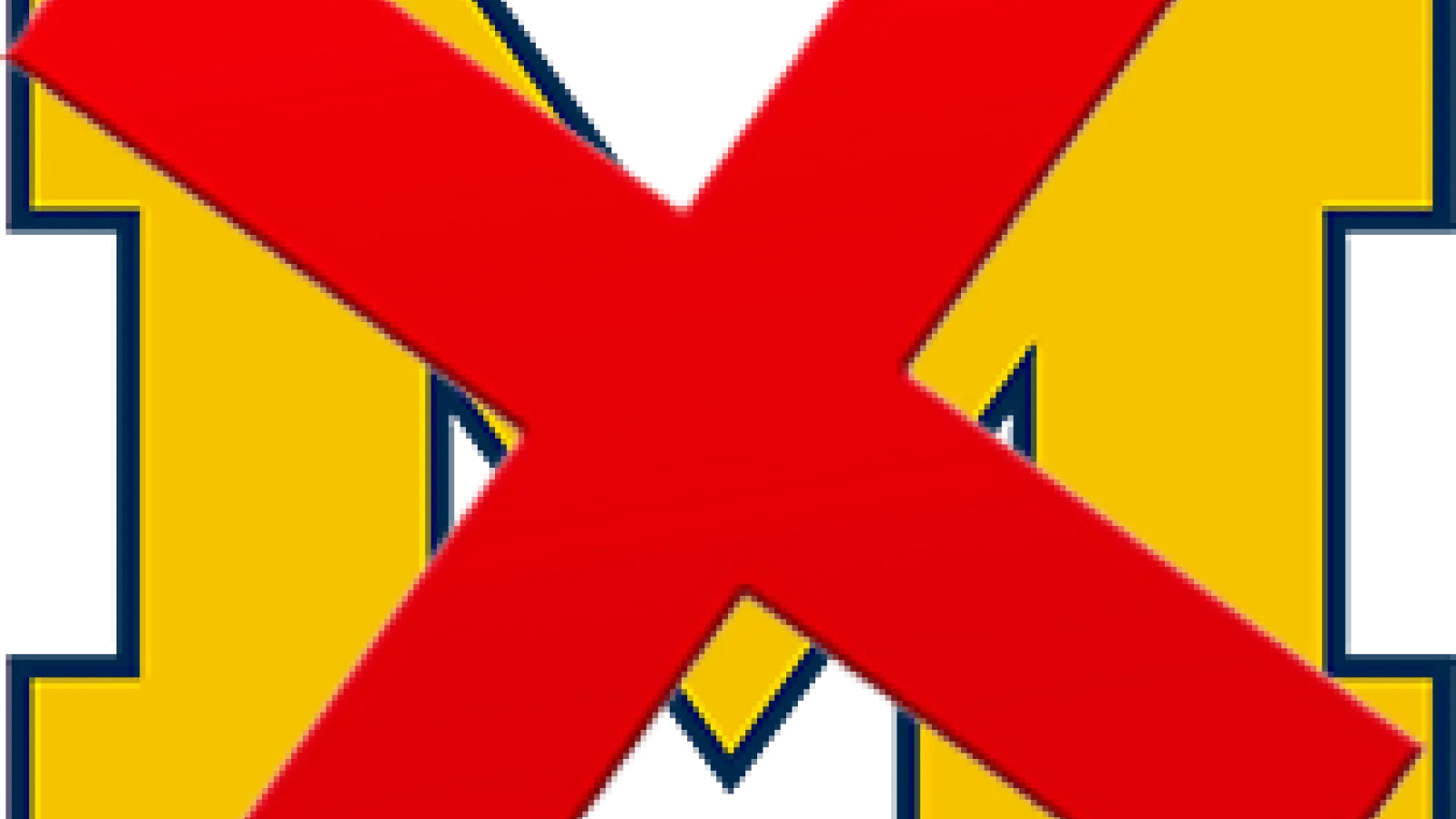 MIchigan Logo with X