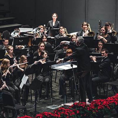 Ohio State Wind Symphony performing