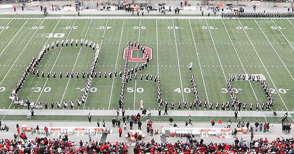 Leon High School band halftime performance