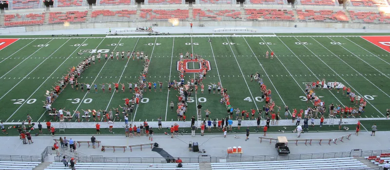 Photo of NC4K participants in Script Ohio