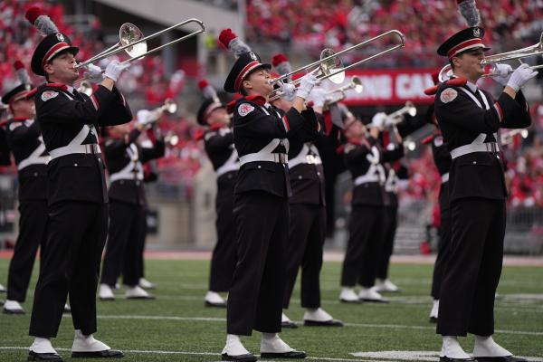 Trombones playing