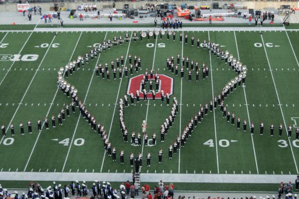 Ohio State Marching Band performing "Halftime Horrors" Show