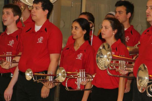 OSUMB members perform at 'Welcome Home' Event