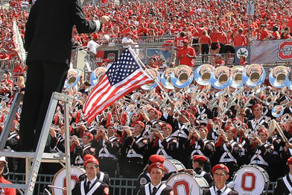 photo of Ohio State Marching Band