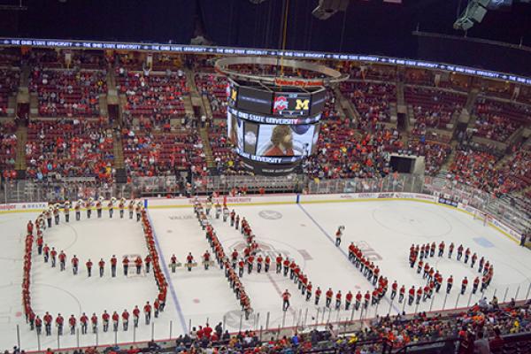 Athletic Band performs Script on Ice