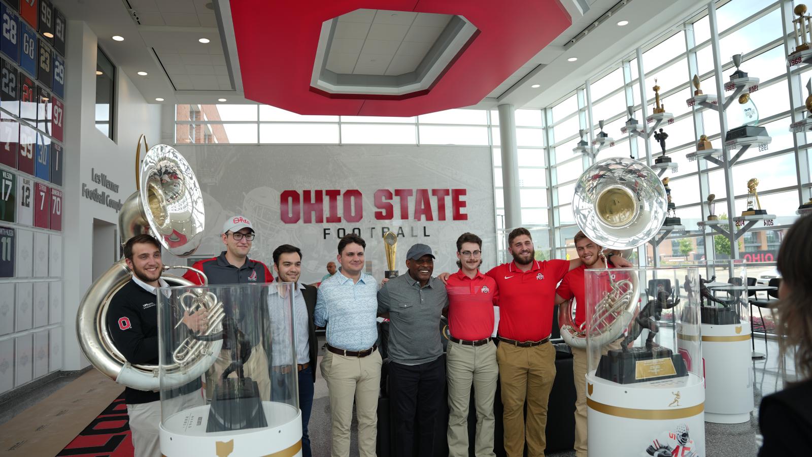 Archie Griffin with the 2024 i-dotters